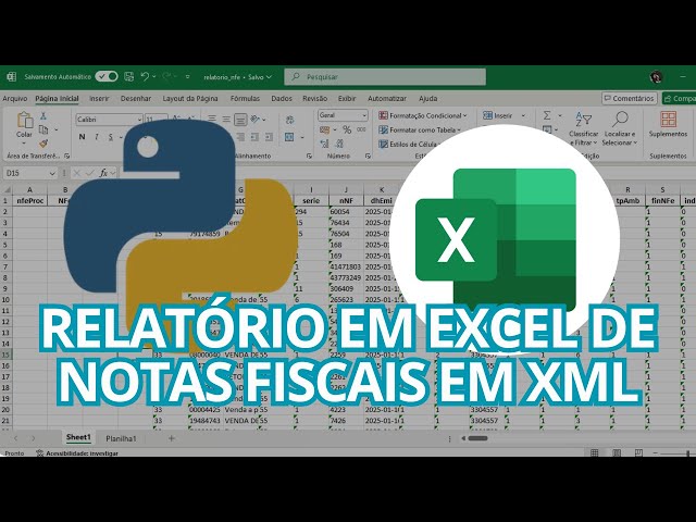 Como Gerar Relatório de NF-e Modelo 55 em Excel Usando Python | Automação de XML para Contadores