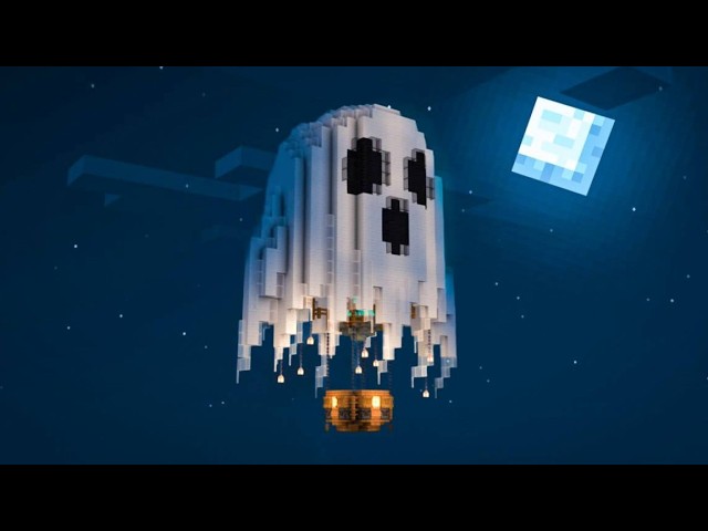 How to Build a Ghost Hot Air Balloon in Minecraft