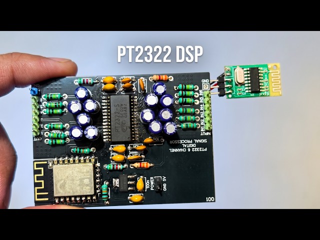 Bass Treble MID and Volume Control using PT2322 and ESP8266