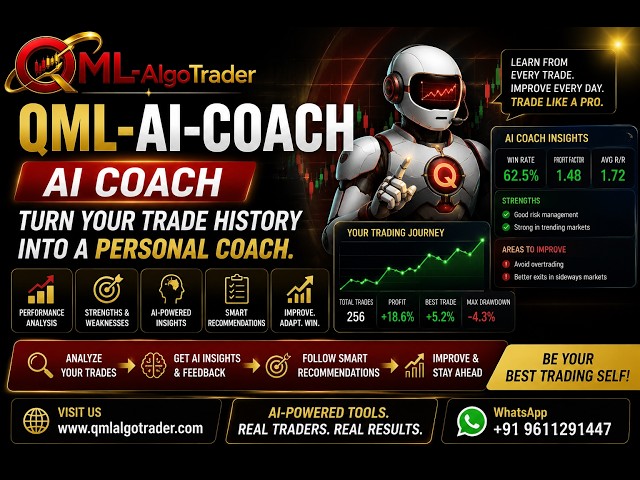 AI Coach for Traders: Analyze Your Trades, Find Mistakes+Improve Strategy-"QMLAiCoach -QMLAlgoTrader