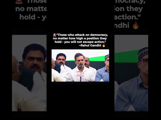 "Those who attack on democracy,