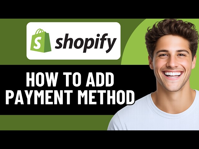 HOW TO ADD PAYMENT METHOD IN SHOPIFY STORE 2026! (FULL GUIDE)