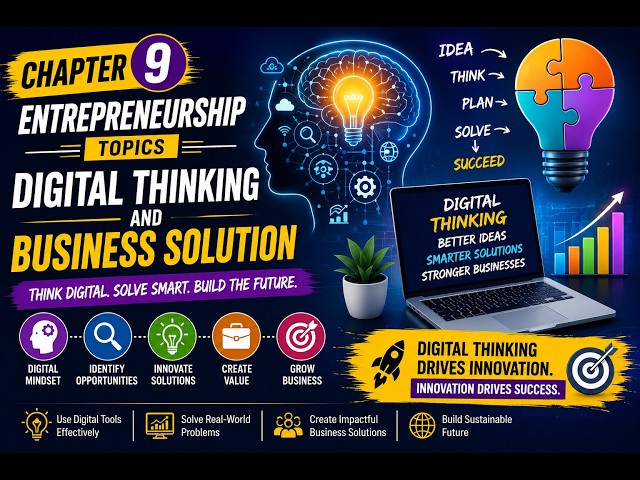 Chapter 9 | Entrepreneurship | Digital Thinking & Business Solutions | ICS Computer Science