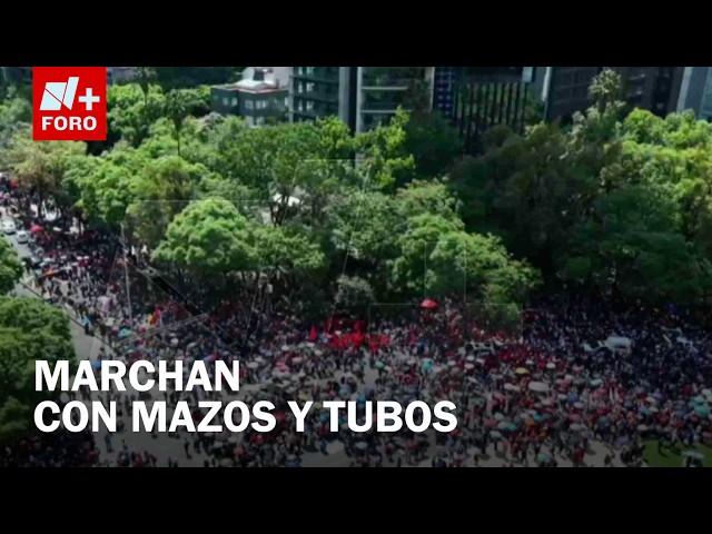 Mega March by the CNTE: Mobilization affects the Metrobús in Mexico City - Expreso de la Mañana