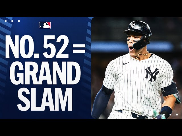 Aaron Judge's 52nd HR is a GRAND SLAM! 💪