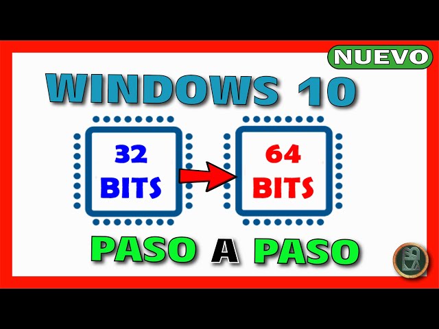 ✅ Cómo PASAR de Windows 10 32 BITS a 64 BITS 🔴 Paso a paso CON USB