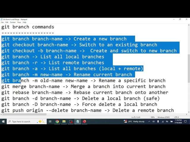 Git Branch and Merge