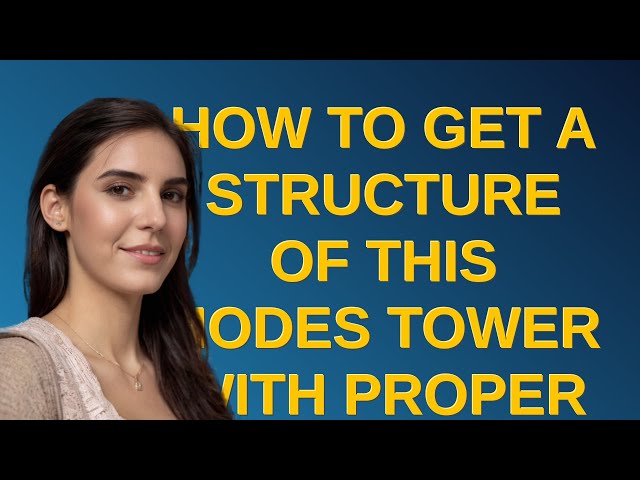 Tex: How to get a structure of this nodes tower with proper coordinates?