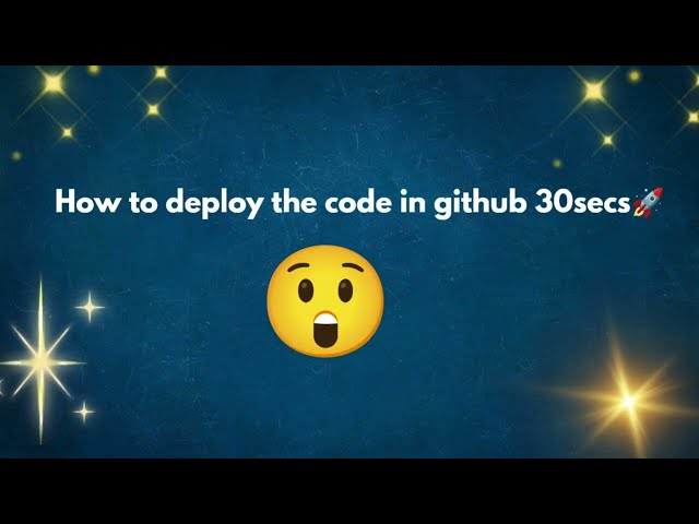 🎯 How to Deploy HTML, CSS & JavaScript Projects on GitHub Pages