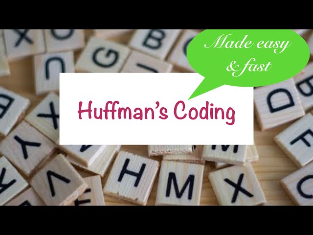 Huffman Coding | Data Algorithm | Algorithm | Easy to Understand | in just ~ 4 mins