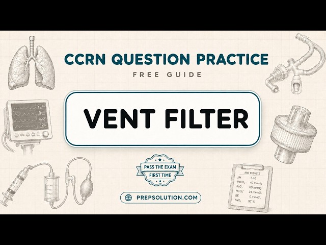 CCRN Exam Practice | Vent Filter | Clamp First | Pass the exam first time