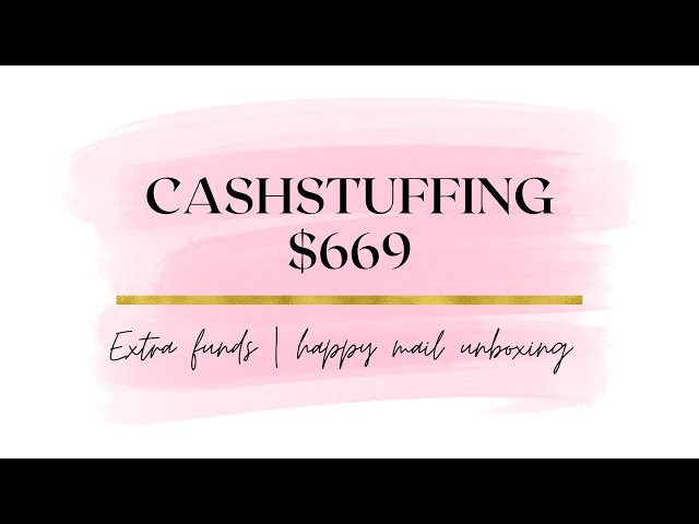 Extra Funds Stuffing $669 | I hit 1/4 of my student loan 💃🏽💃🏽 #budgeting  #cashstuffing