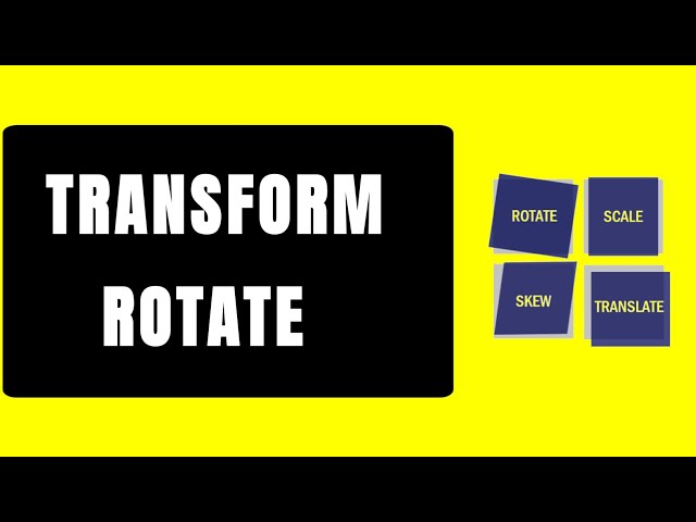 CSS Transform Rotate Explained 🔄 | Full Practical Guide #EasyWebSeries