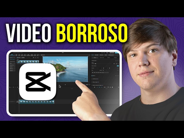 How to put a blurry video in CapCut - Step by Step