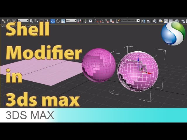 Shell Modifier in Autodesk 3Ds Max | 3Ds Max beginners tutorial | 3Ds Max Basics
