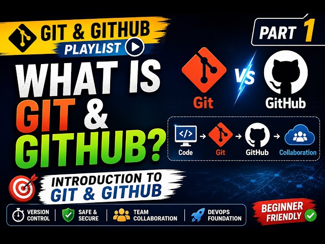 What is Git & GitHub? | Introduction to Git & GitHub | Git Tutorial in Tamil | Part 1