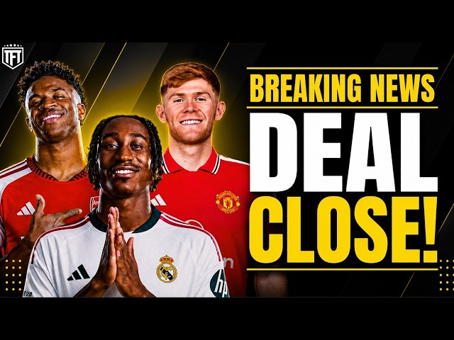 Yan Diomande to Madrid DONE...BUT⌛✍️Vinícius Jr to Arsenal HUGE BID🚨Hall to Man Utd £60m OFFER☑️
