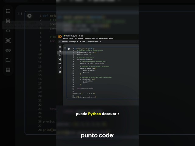 Can Python find the best time to buy and sell? #Python #Programming #Coding