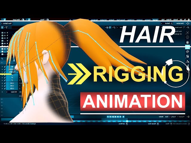 Blender 2.82 : Hair Rigging, Physics, & Animation (In 2 Minutes!!!)