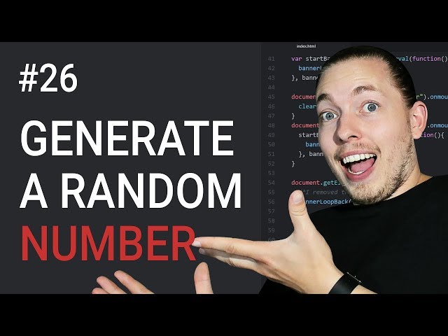 26: How To Create A Random Number Using JavaScript | Create A Random Number | JavaScript Tutorial