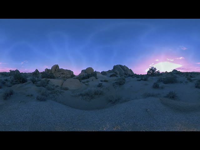 360° VR - Meditation to 396Hz desert Immersive affirmation to rejuvenate.