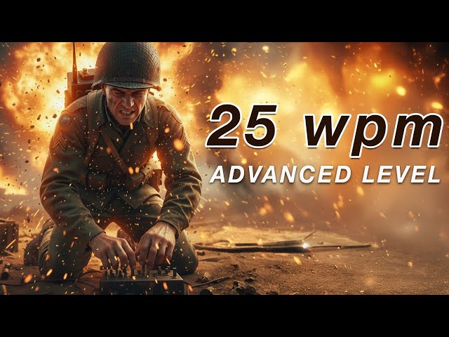 25 wpm Advanced Morse Code Copy Practice