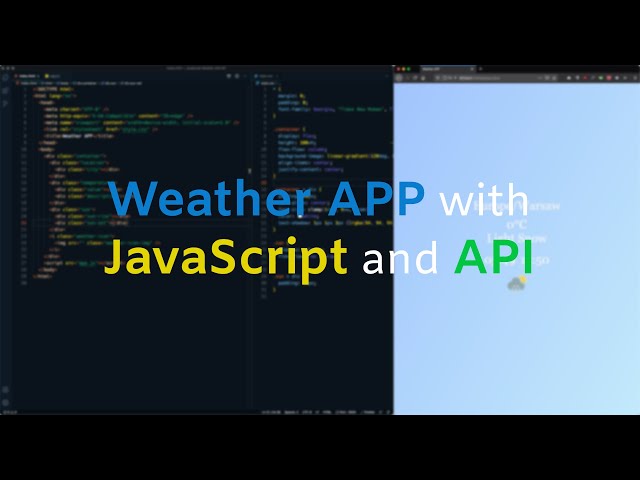 Weather App with JavaScript & API