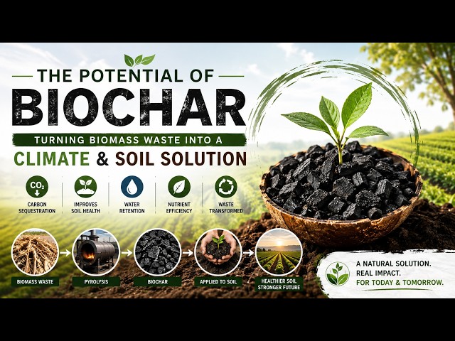 The Potential of Biochar: Turning Biomass Waste Into a Climate & Soil Solution