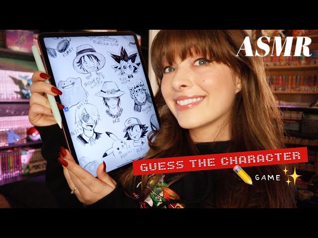 ASMR ✏️ Drawing YOUR Favourite Characters! (𝔾𝔸𝕄𝔼) ~ iPad Sketching & Writing Sounds!