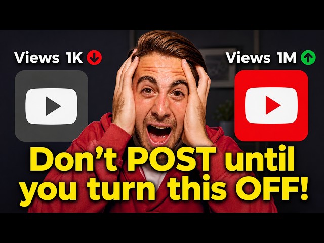 These YouTube Settings KILL Small Channels in 2026 (TURN THESE OFF)