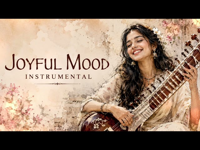 Joyful Mood 🌸 Indian Instrumental Music | Relaxing Sitar & Peaceful Meditation Vibes