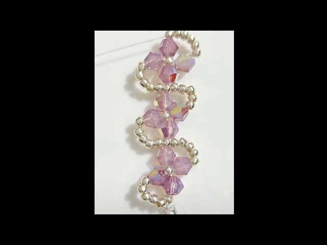 How to make bracelet at home with beads tutorial Crystal Beads Bracelet | Beaded Bracelet Tutorial