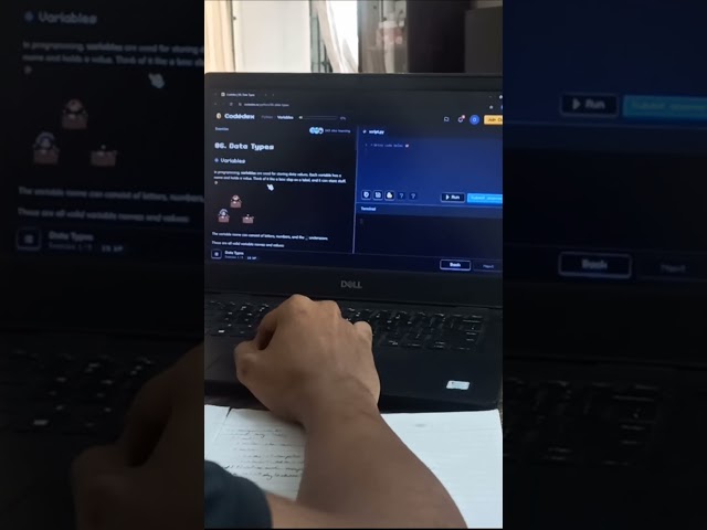 Day 3 of learning coding without a degree #coding #discipline #freecodecamp #codedex