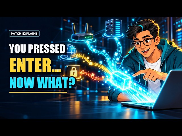 How the Internet Actually Works in 5 Minutes (DNS, TCP, & TLS)