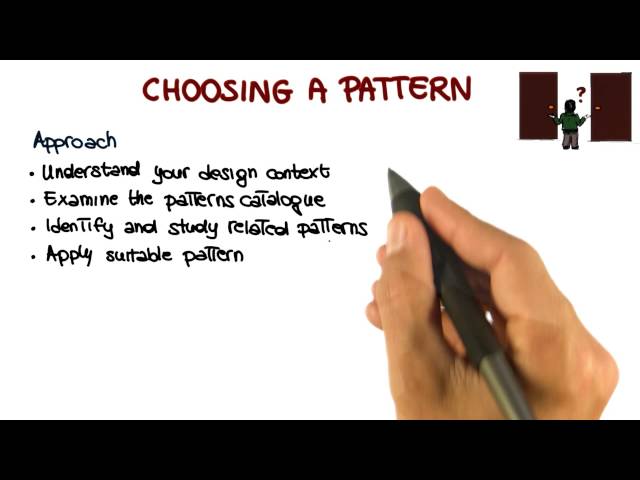 Choosing a Pattern - Georgia Tech - Software Development Process