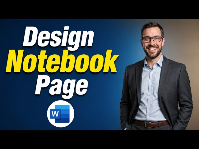 How To Design Notebook Page In Microsoft Word Notebook Page Design In MS Word [2026 Guide]