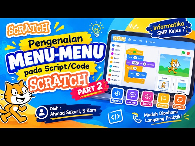 Learning Scratch: Getting to Know the Code Menus | 7th Grade Informatics