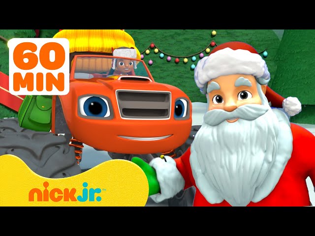 Blaze's Christmas & Holiday Monster Machine Rescue Missions! 🎅🎄 w/ AJ | 60 Minutes | Nick Jr.