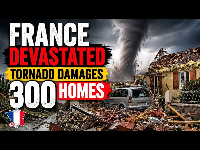 France Hit by Devastating Tornado | 300 Homes Damaged, 40 Injured | World News