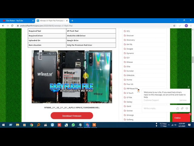 Download Winstar S1 Flash File Firmware