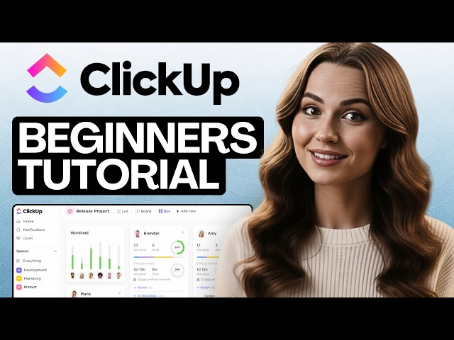 How To Use ClickUp Tutorial for Beginners 2026 (In-Depth Tutorial) - Timestamps Included