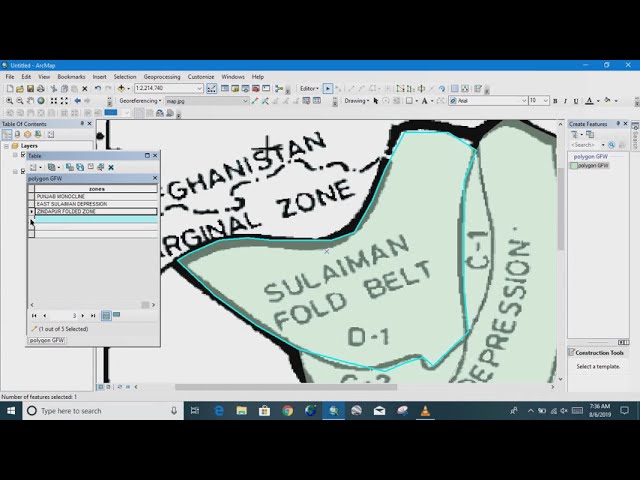 How to digitize a map in ArcGIS