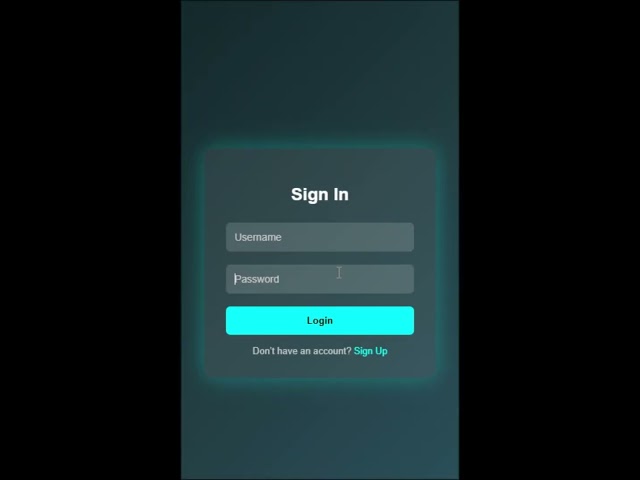Clean Login UI in 30 Seconds 🔥 #coding #html #pythonanddjangofullstackwebdeveloper