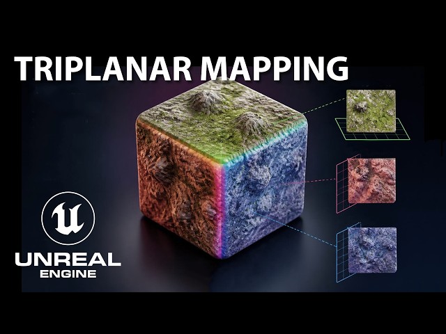 UE 5.8 - Triplanar Mapping (No UV needed) - Tutorial