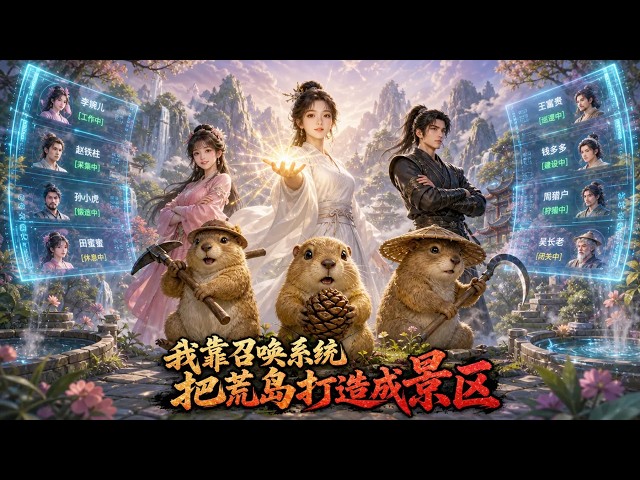 覺醒召喚古人系統，看我如何以一桶泡麵將荒山打造成聚寶山莊！#ai #短剧