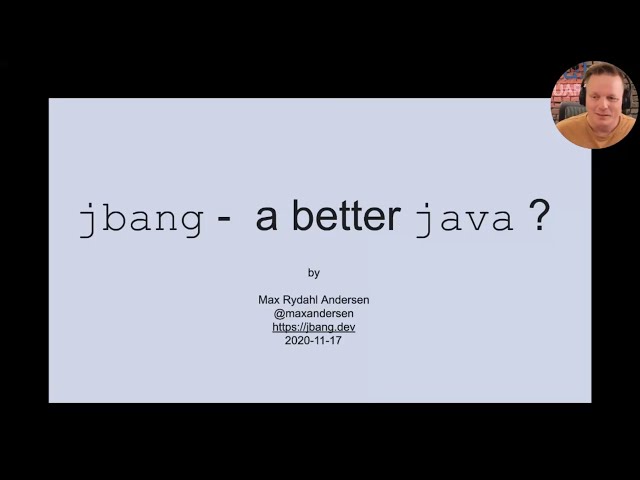 jbang, a better Java?
