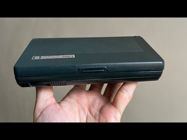 Retrocomputing - An XT machine in your pocket? Meet the 200LX!