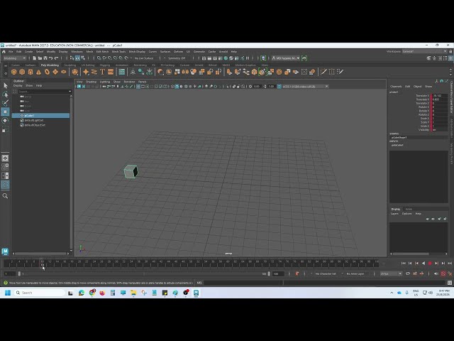 2  Maya Basic Animation
