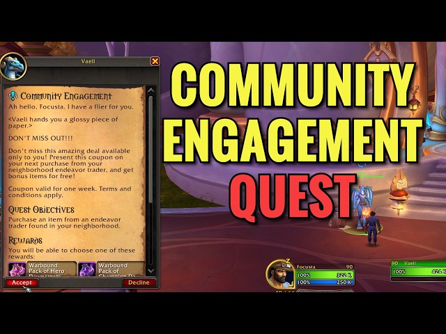 Community Engagement Quest (WoW Midnight)