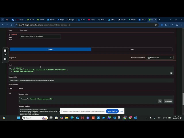 API Validation and Error Handling Walkthrough